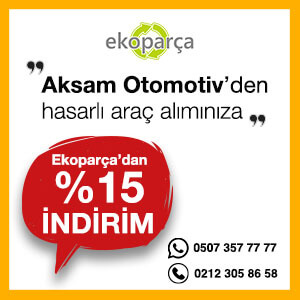 Aksam Oto Eko Parça Ortaklığında Hasarlı Araç kampanyası